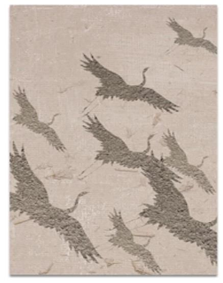 Cranes Series II Oil On Canvas Painting - OUTLET NSW