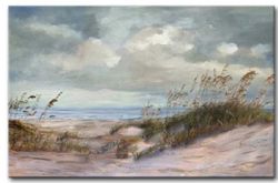 Coastline Oil On Canvas Painting - OUTLET NSW
