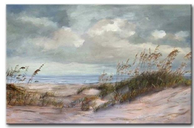 Coastline Oil On Canvas Painting - OUTLET NSW
