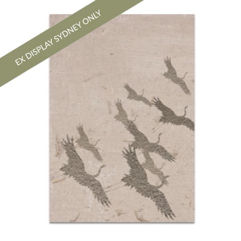 Cranes Series I Oil On Canvas Painting - OUTLET NSW