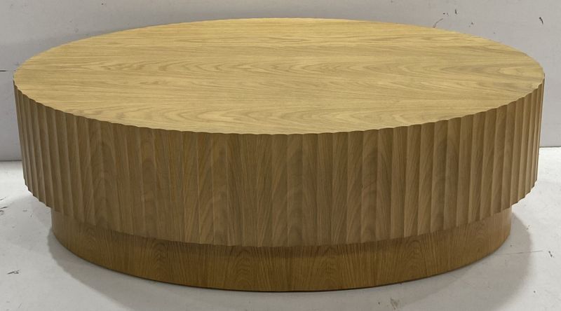 Avery Egg Shape Coffee Tale - Natural Oak - OUTLET NSW