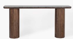 Lunar Marble Console Table - Fantasy Brown - OUTLET NSW