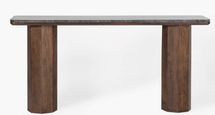 Lunar Marble Console Table - Fantasy Brown - OUTLET NSW