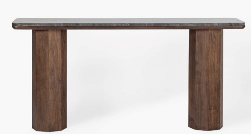 Lunar Marble Console Table - Fantasy Brown - OUTLET NSW