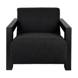 Lennon Arm Chair - Black Onyx Boucle - OUTLET NSW