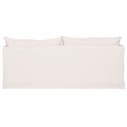 Palm Beach 3 Seater Slip Cover Sofa - White Linen - OUTLET NSW