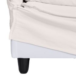 Palm Beach 3 Seater Slip Cover Sofa - White Linen - OUTLET NSW