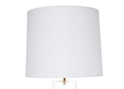 Eli Table Tapered Shade - White