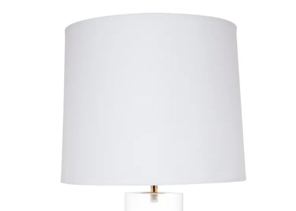 Eli Table Tapered Shade - White