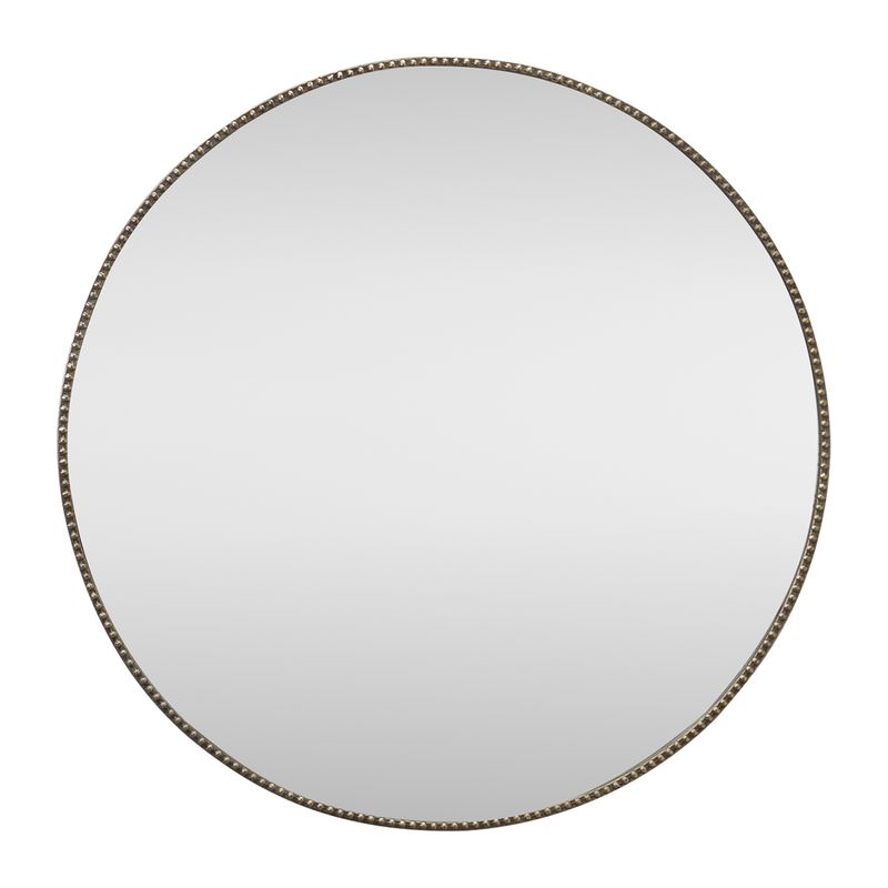 Vera Round Mirror - Antique Silver - OUTLET NSW