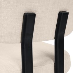 Stuart Dining Chair - Natural Chenille