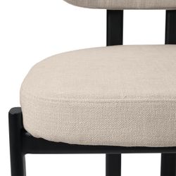 Stuart Dining Chair - Natural Chenille