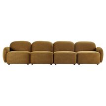 Ramona Modular 4 Seater Sofa - Toffee