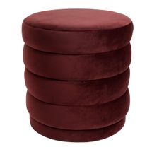 Demi Stool - Mulberry Velvet