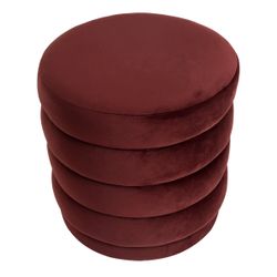 Demi Stool - Mulberry Velvet