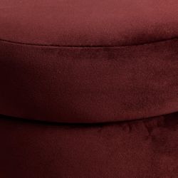 Demi Stool - Mulberry Velvet