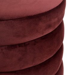 Demi Stool - Mulberry Velvet