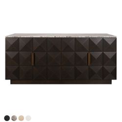 Benedict Smoked Oak Buffet Range