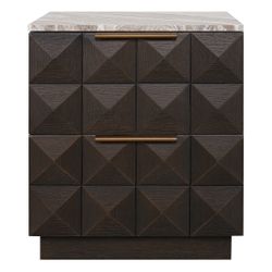 Benedict Smoked Oak Bedside Table Range