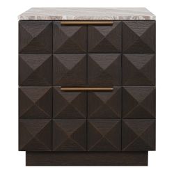 Benedict Smoked Oak Bedside Table Range