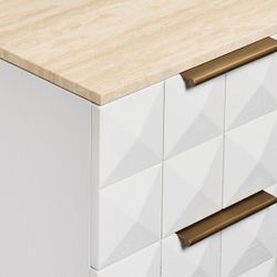 Benedict White Oak Bedside Table Range