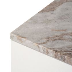 Benedict 170cm White Oak Buffet - River Brown Marble
