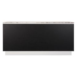 Benedict White Oak Buffet - River Brown Marble