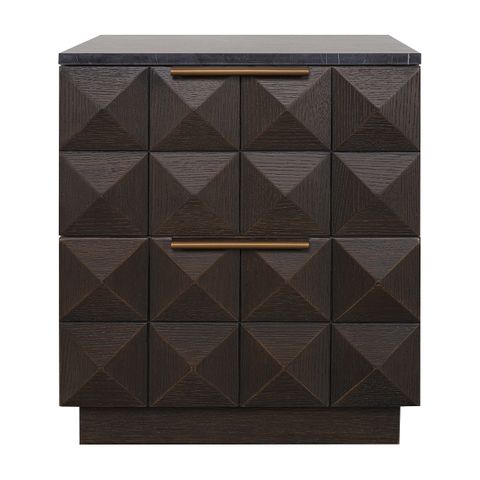 Benedict Smoked Oak Bedside Table Range