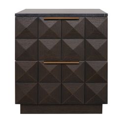 Benedict Smoked Oak Bedside Table Range