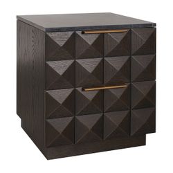Benedict Smoked Oak Bedside Table Range