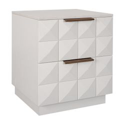 Benedict White Oak Bedside Table Range