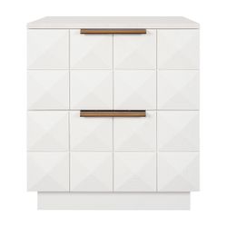 Benedict White Oak Bedside Table Range