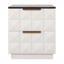 Benedict White Oak Bedside Table Range