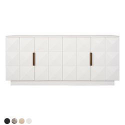 Benedict White Oak Buffet Range