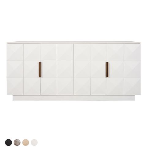 Benedict White Oak Buffet Range