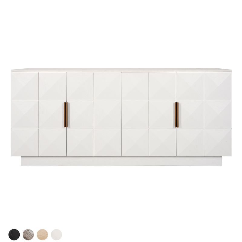 Benedict White Oak Buffet Range