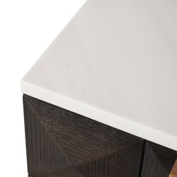 Benedict Smoked Oak Bedside Table Range