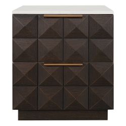Benedict Smoked Oak Bedside Table Range