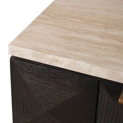 Benedict Smoked Oak Bedside Table Range