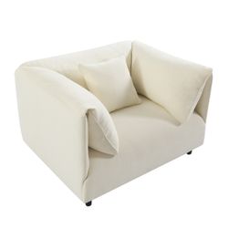 Dominic Arm Chair - Ivory