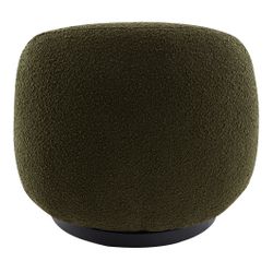 Felicity Swivel Occasional Chair - Green Boucle - OUTLET NSW