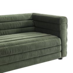 Colorado 3 Seater Sofa - Satin Moss Velvet