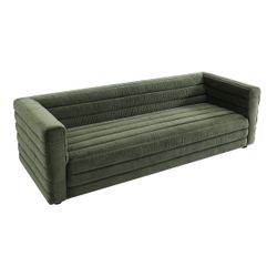 Colorado 3 Seater Sofa - Satin Moss Velvet