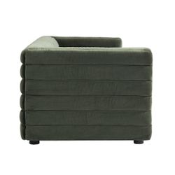 Colorado 3 Seater Sofa - Satin Moss Velvet