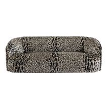 Durban 3 Seater Sofa - Leopard Chenille