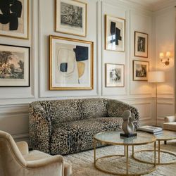 Durban 3 Seater Sofa - Leopard Chenille *LIMITED EDITION*