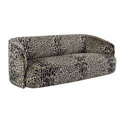 Durban 3 Seater Sofa - Leopard Chenille