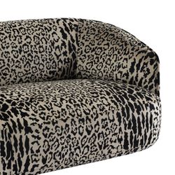 Durban 3 Seater Sofa - Leopard Chenille