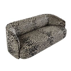 Durban 3 Seater Sofa - Leopard Chenille