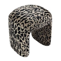 Piper Stool - Leopard Chenille